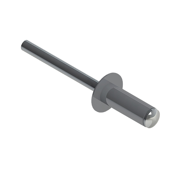 Заклёпка вытяжная Daxmer 4,0х10 RAL 7004 (750шт) нерж/нерж